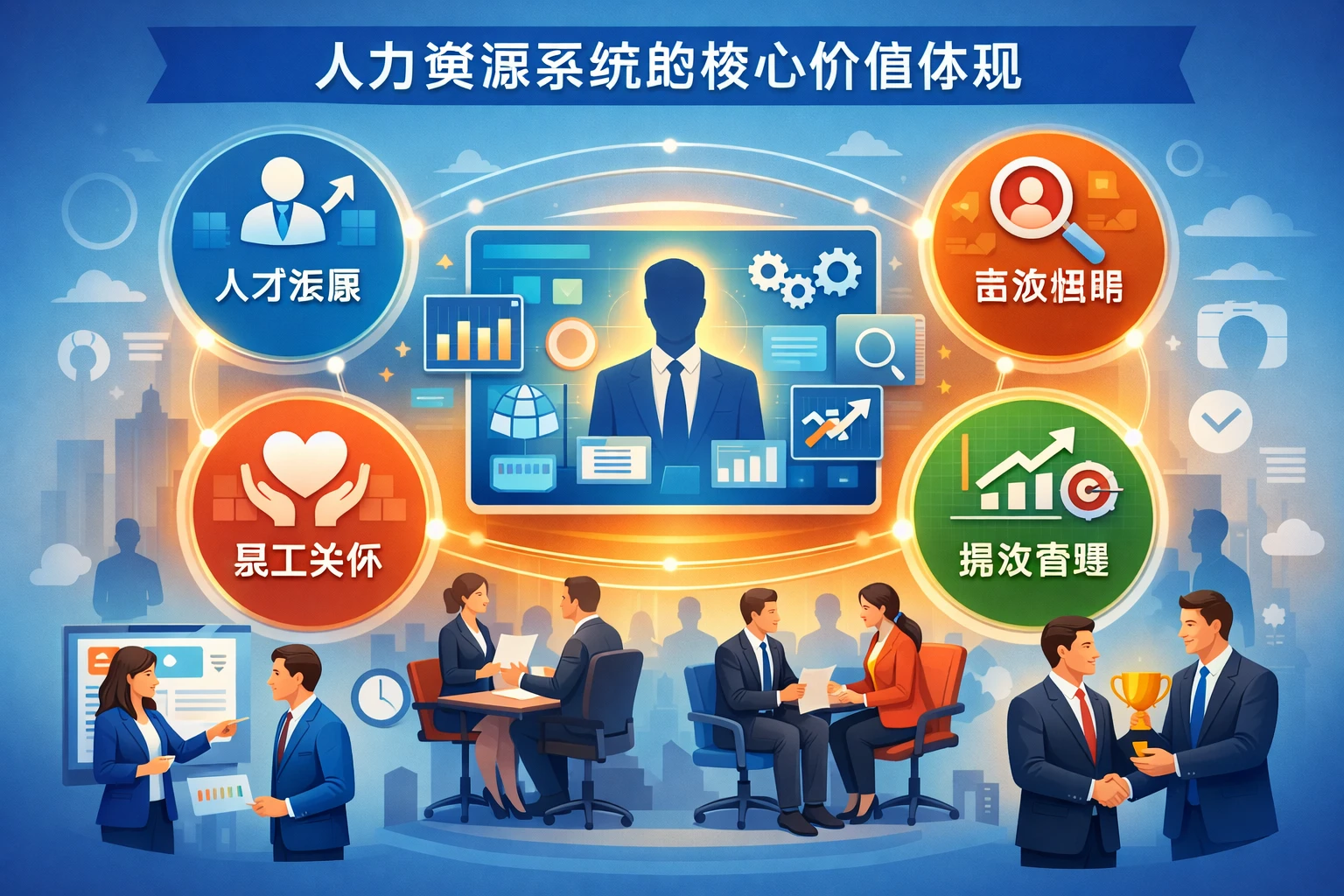 人力资源系统的核心价值体现