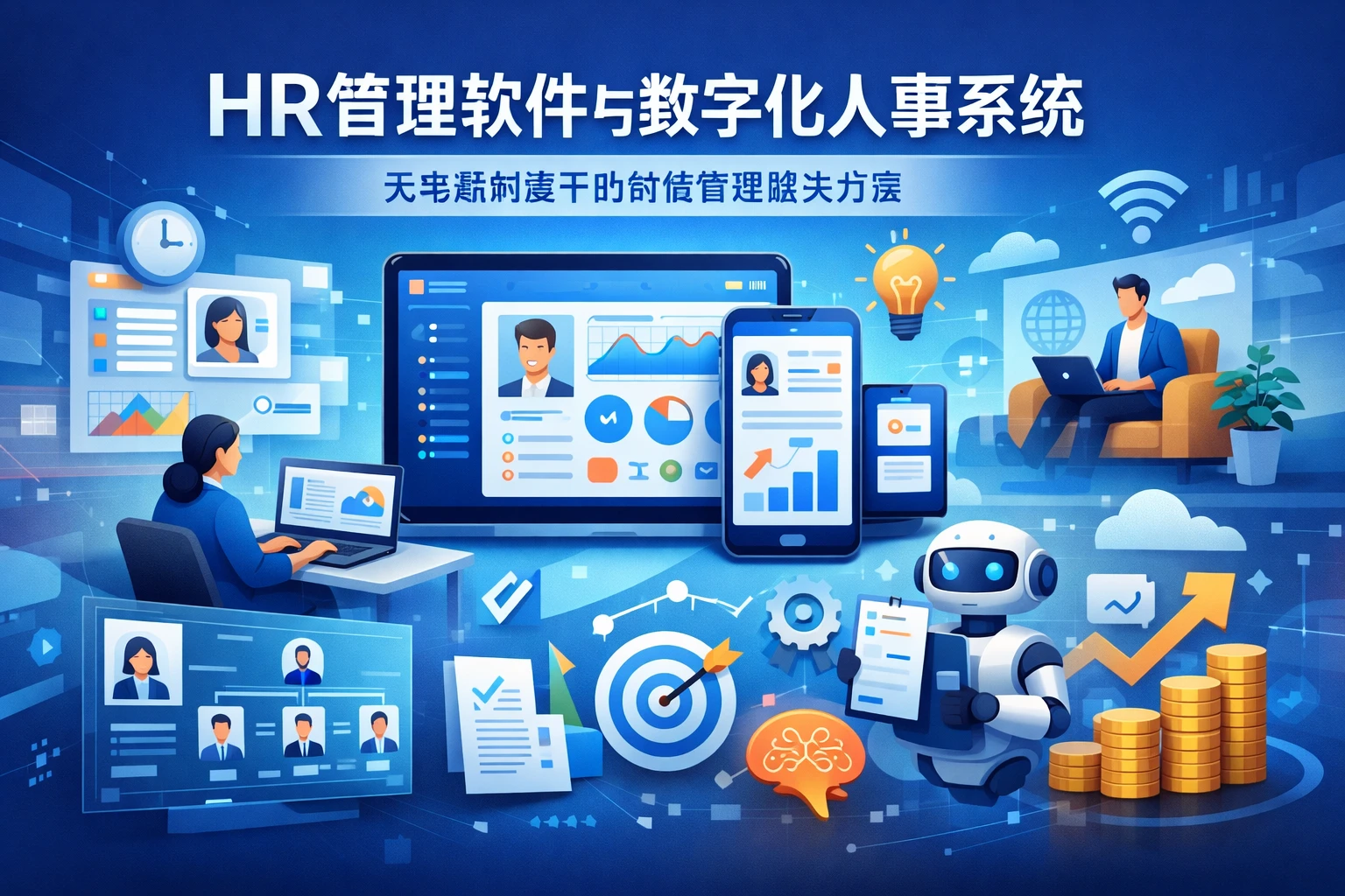 HR管理软件与数字化人事系统：无考勤制度下的智能管理解决方案