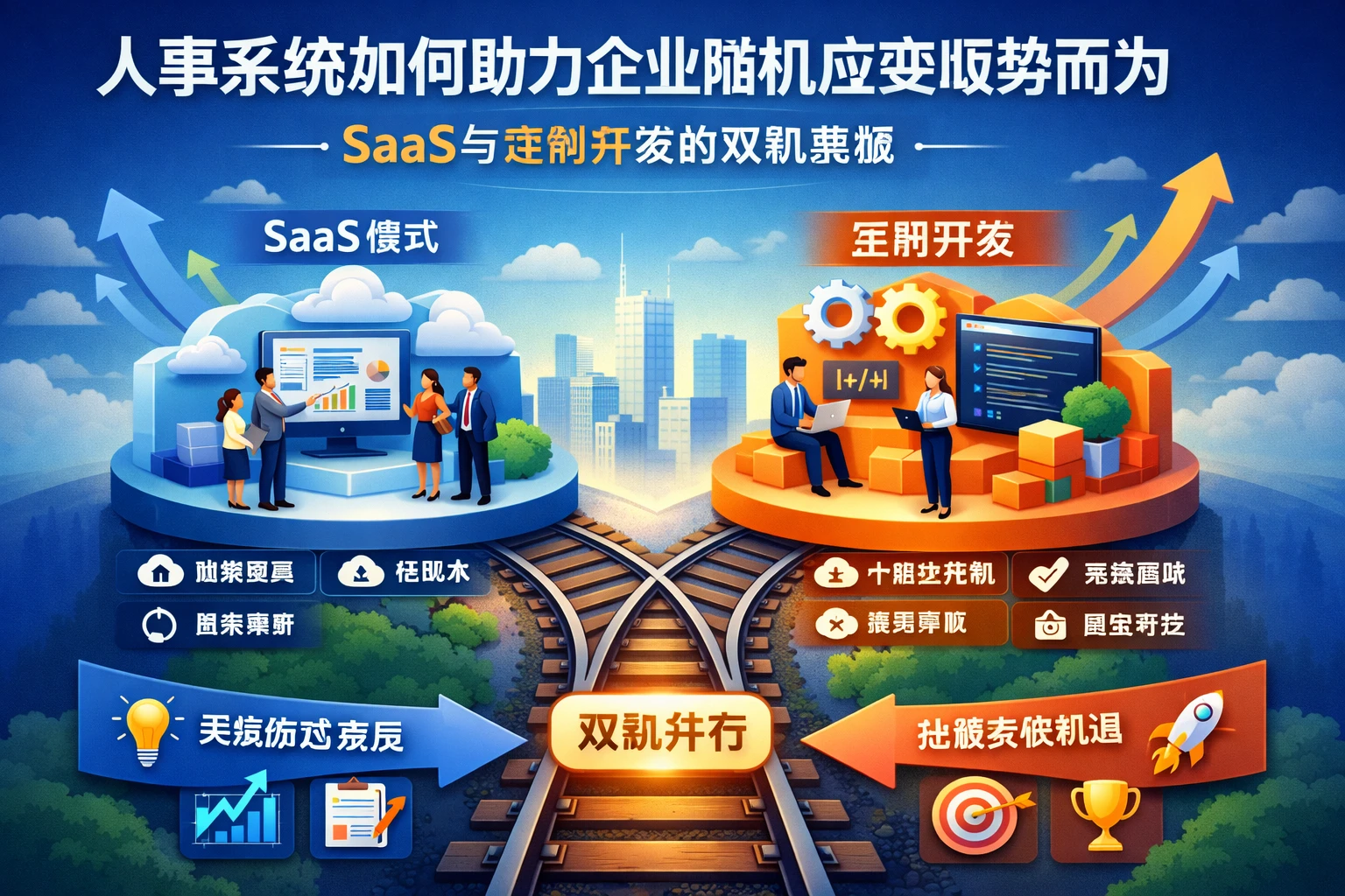 人事系统如何助力企业随机应变顺势而为：SaaS与定制开发的双轨策略