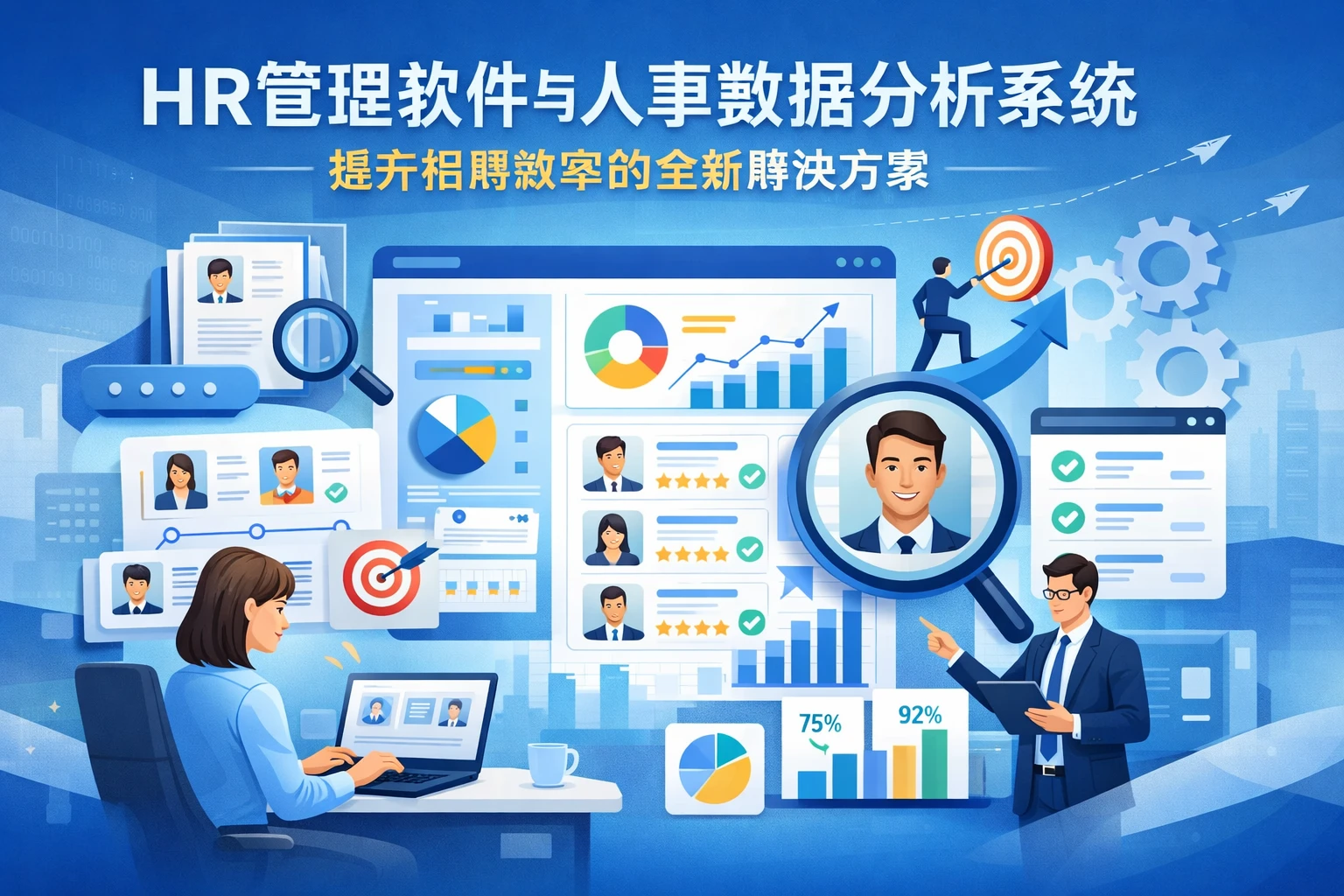 HR管理软件与人事数据分析系统:提升招聘效率的全新解决方案