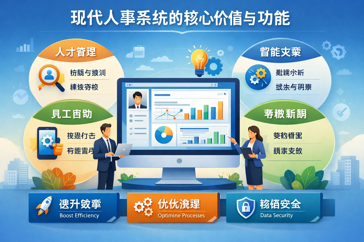 现代人事系统的核心价值与功能