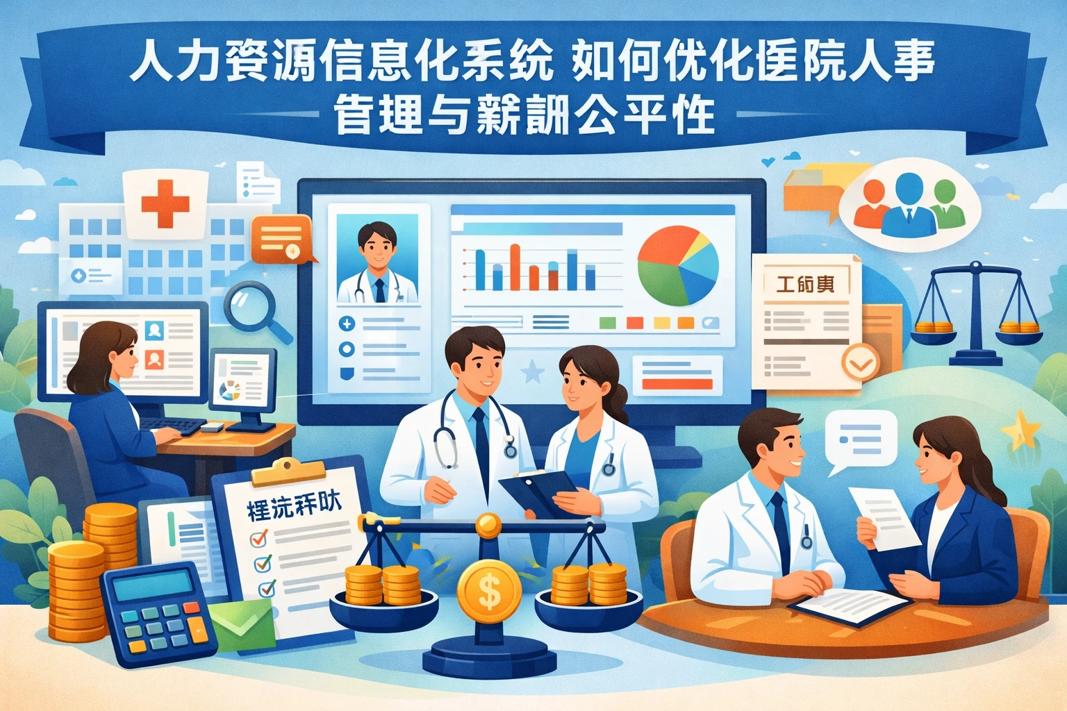 人力资源信息化系统如何优化医院人事管理与薪酬公平性