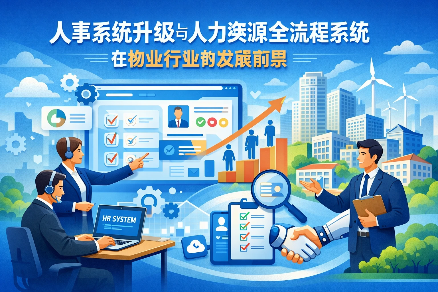 人事系统升级与人力资源全流程系统在物业行业的发展前景