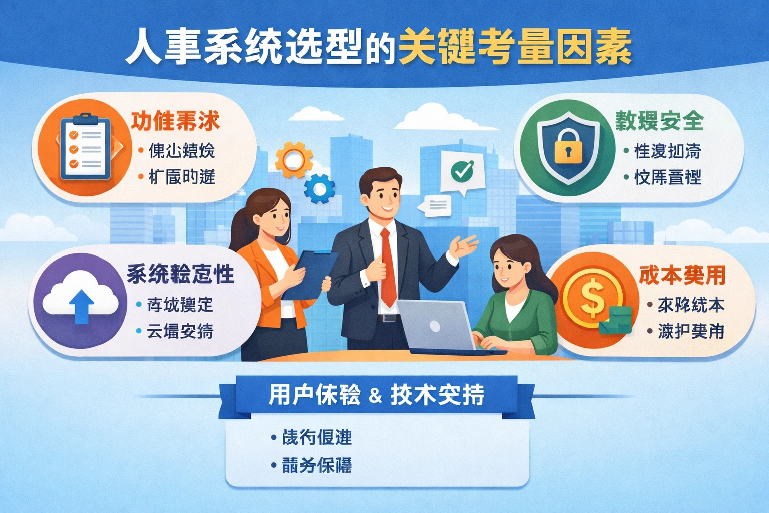 人事系统选型的关键考量因素