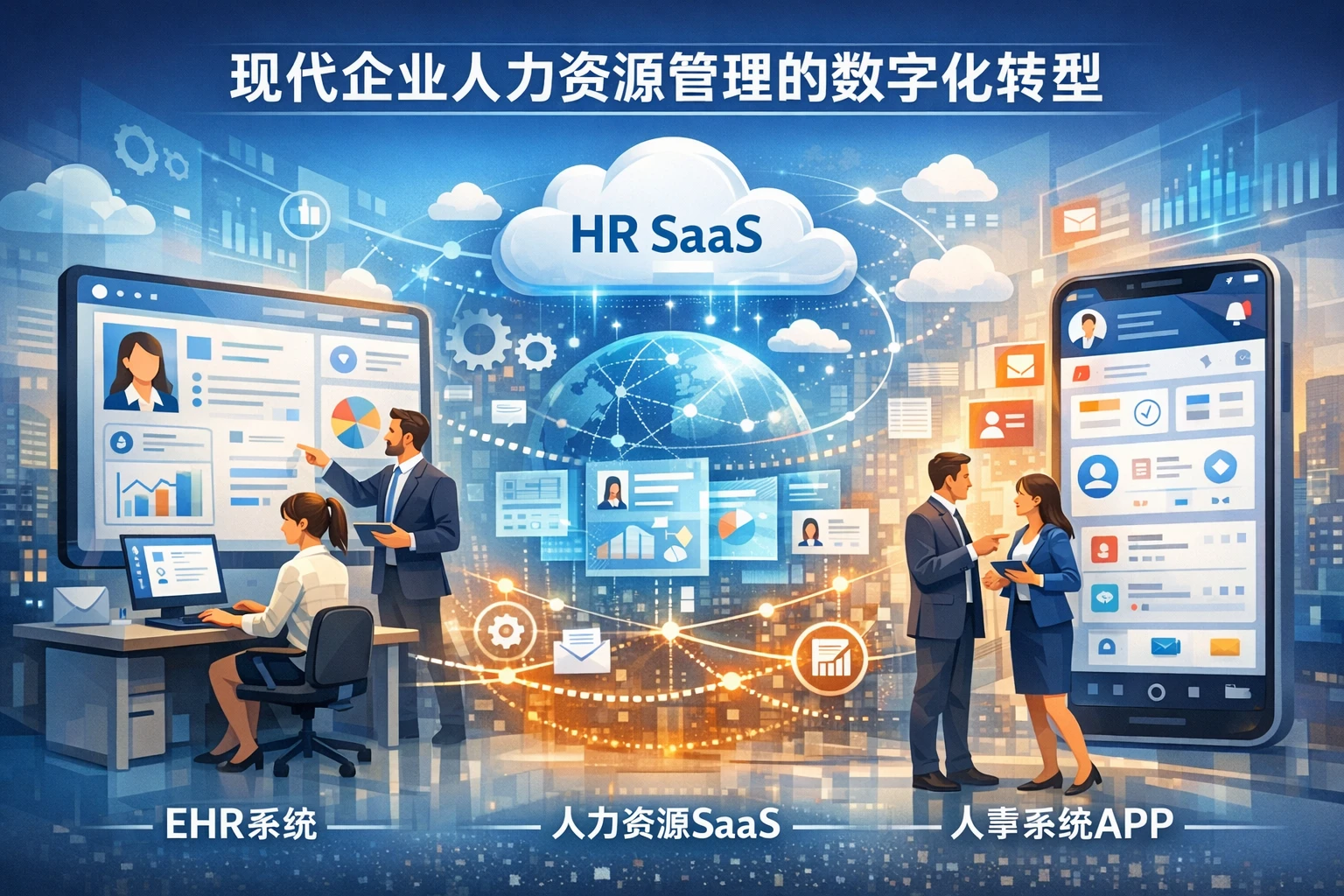 现代企业人力资源管理的数字化转型：EHR系统、人力资源SaaS与人事系统APP的综合应用