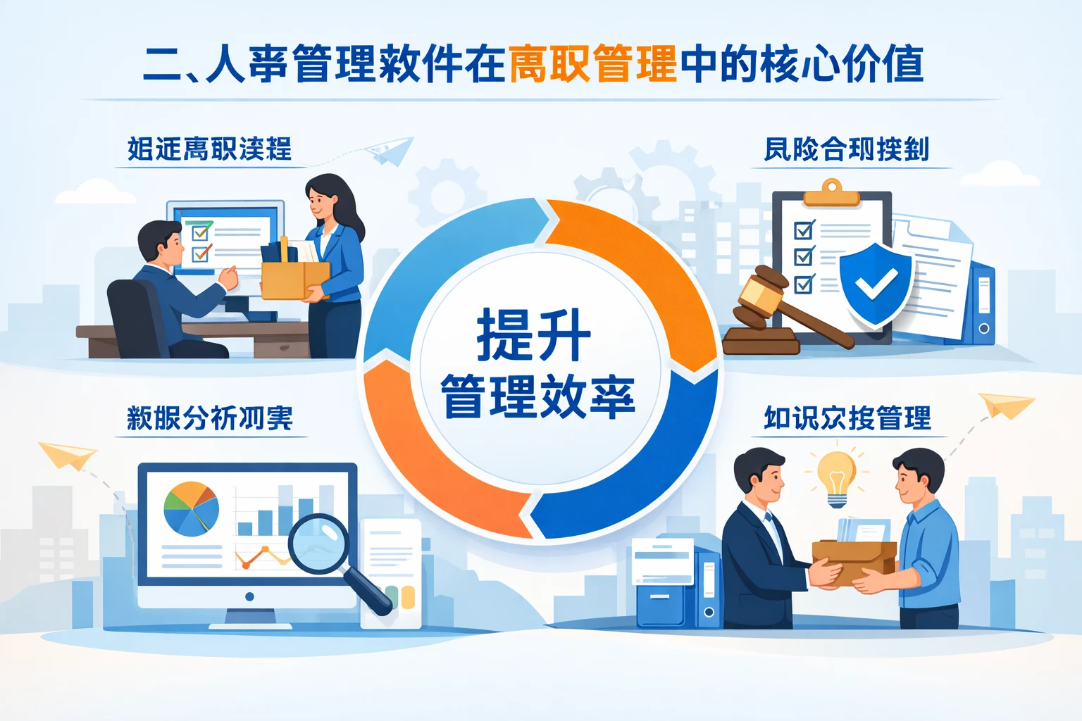 二、人事管理软件在离职管理中的核心价值