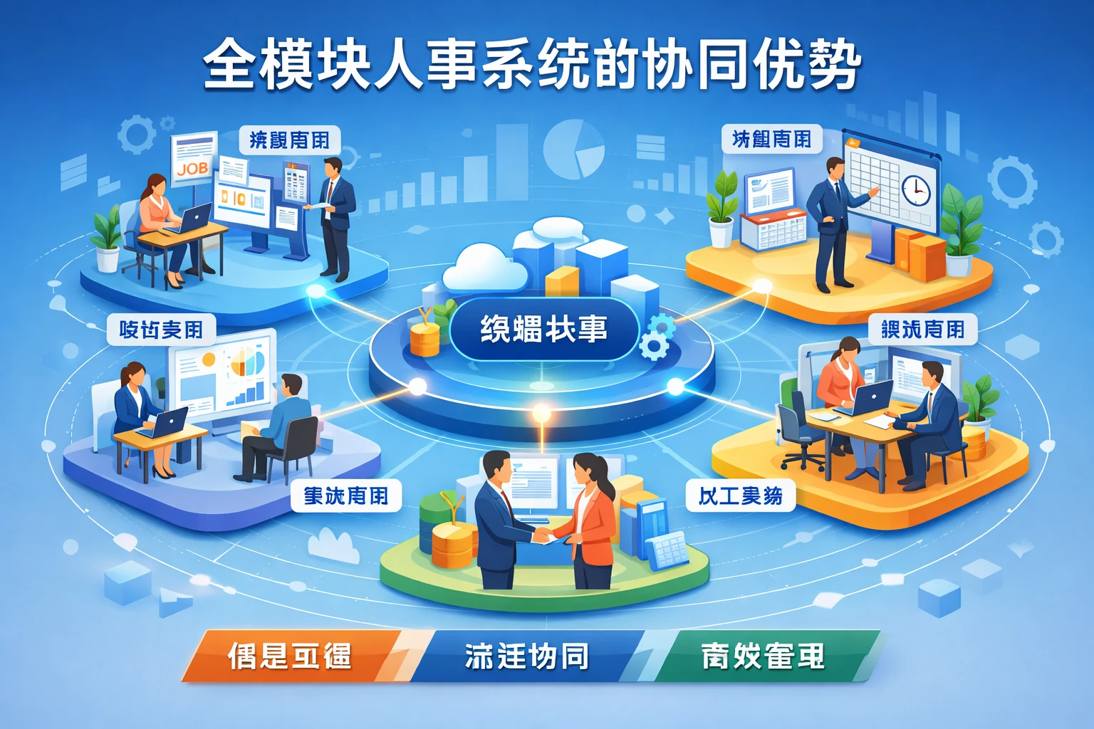 全模块人事系统的协同优势
