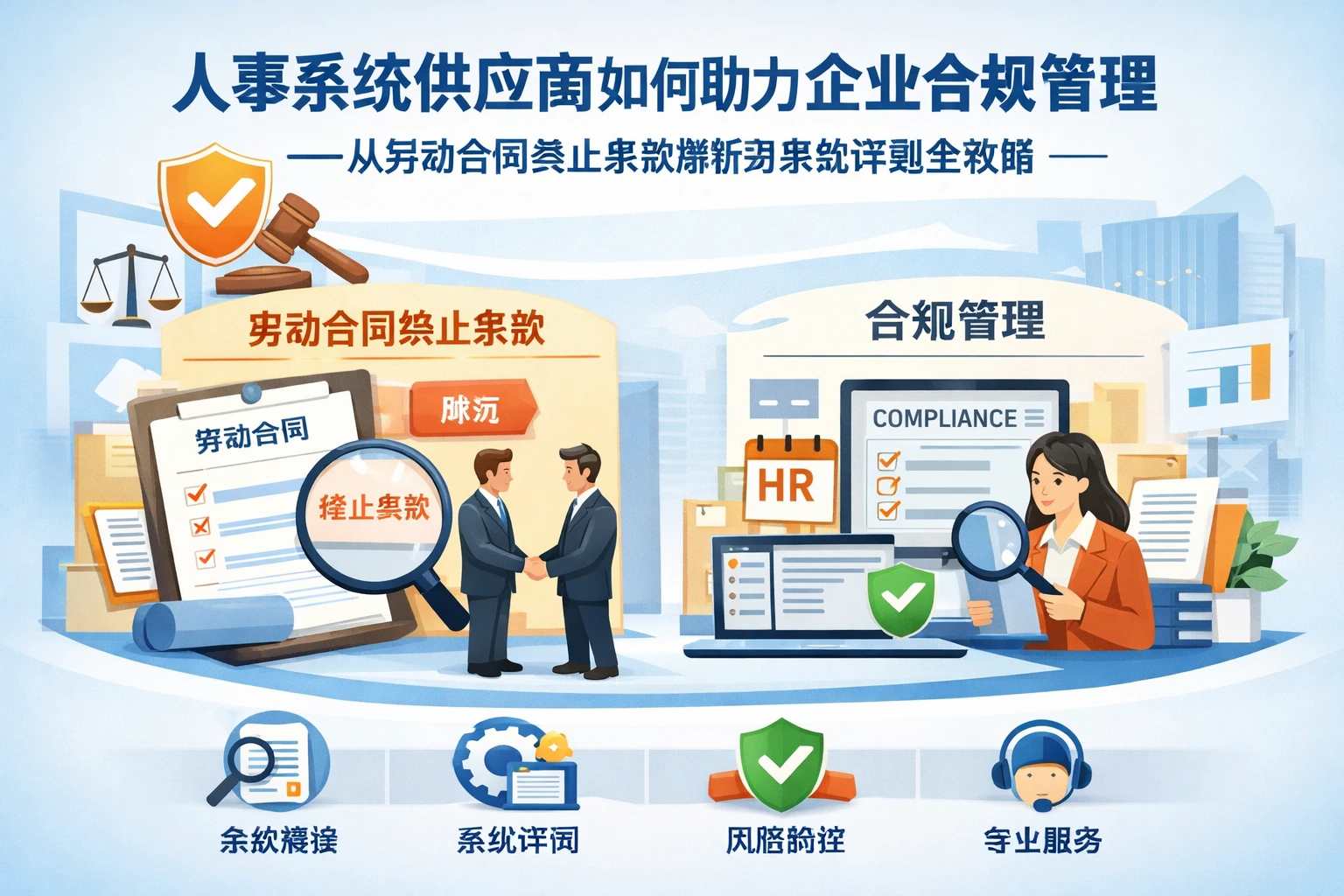 人事系统供应商如何助力企业合规管理——从劳动合同终止条款解析到系统评测全攻略