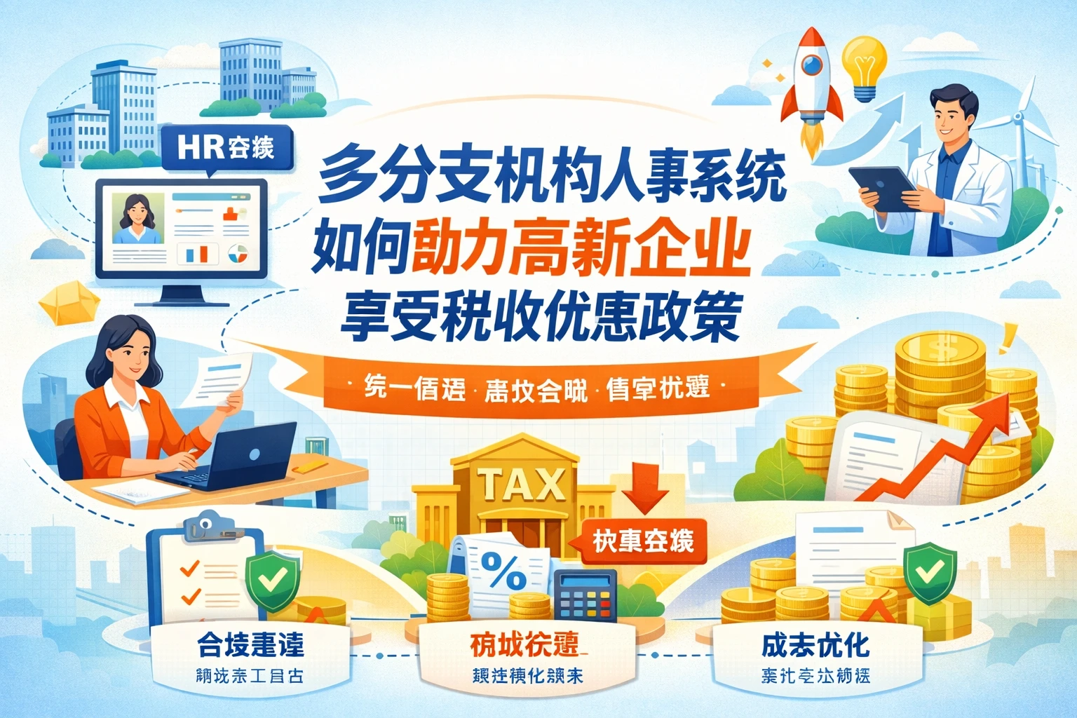 多分支机构人事系统如何助力高新企业享受税收优惠政策