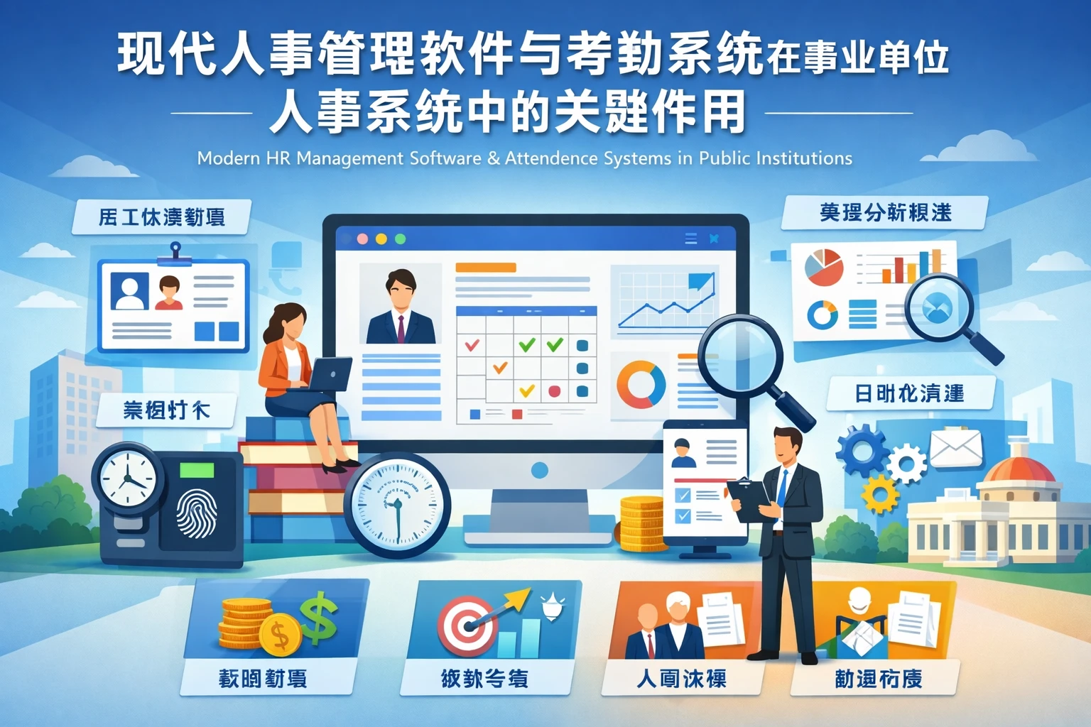 现代人事管理软件与考勤系统在事业单位人事系统中的关键作用