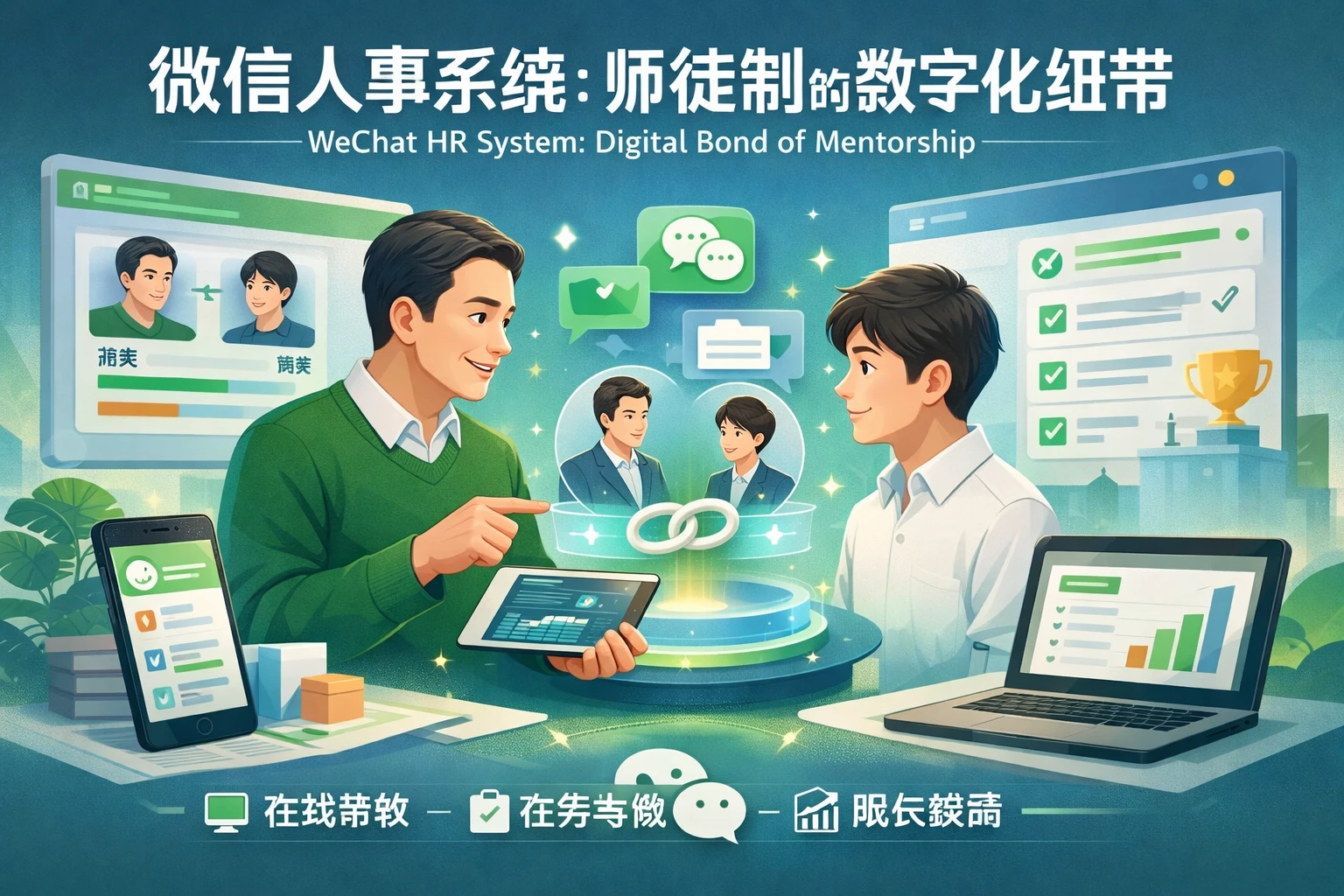 微信人事系统：师徒制的数字化纽带