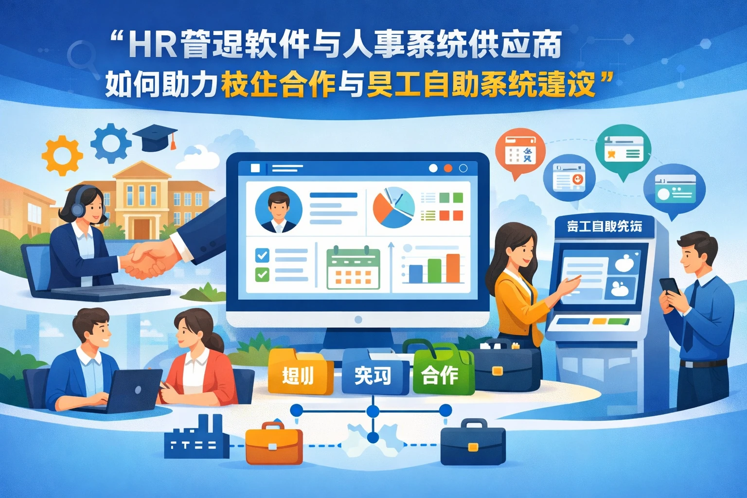 HR管理软件与人事系统供应商如何助力校企合作与员工自助系统建设