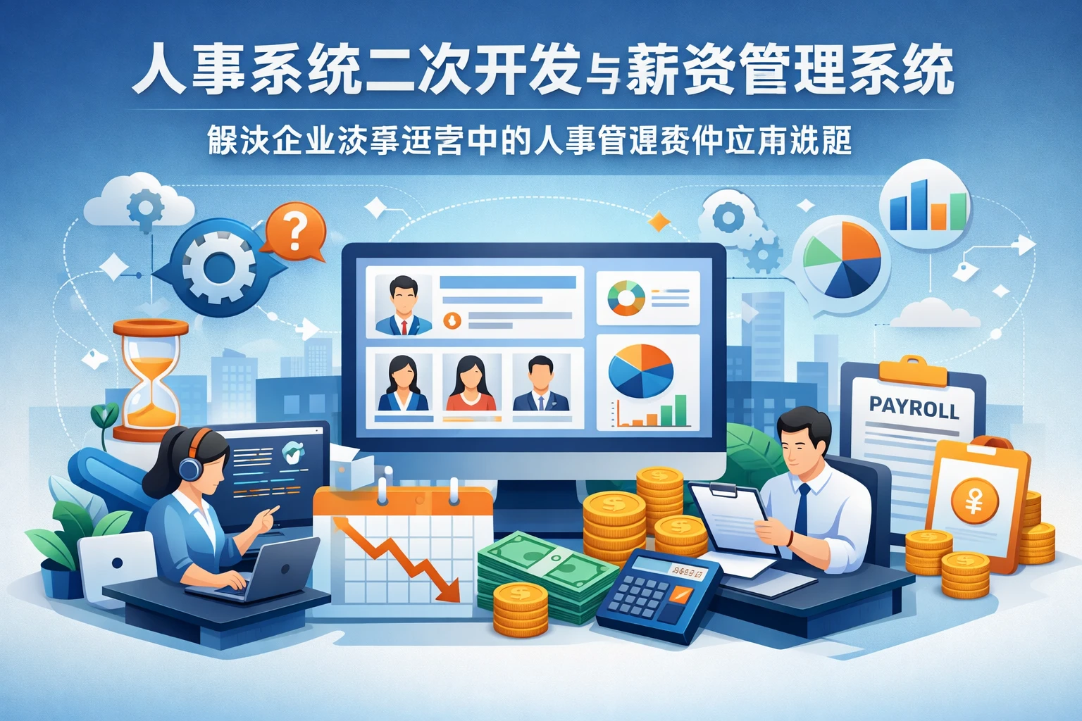 人事系统二次开发与薪资管理系统：解决企业淡季运营中的人事管理软件应用难题