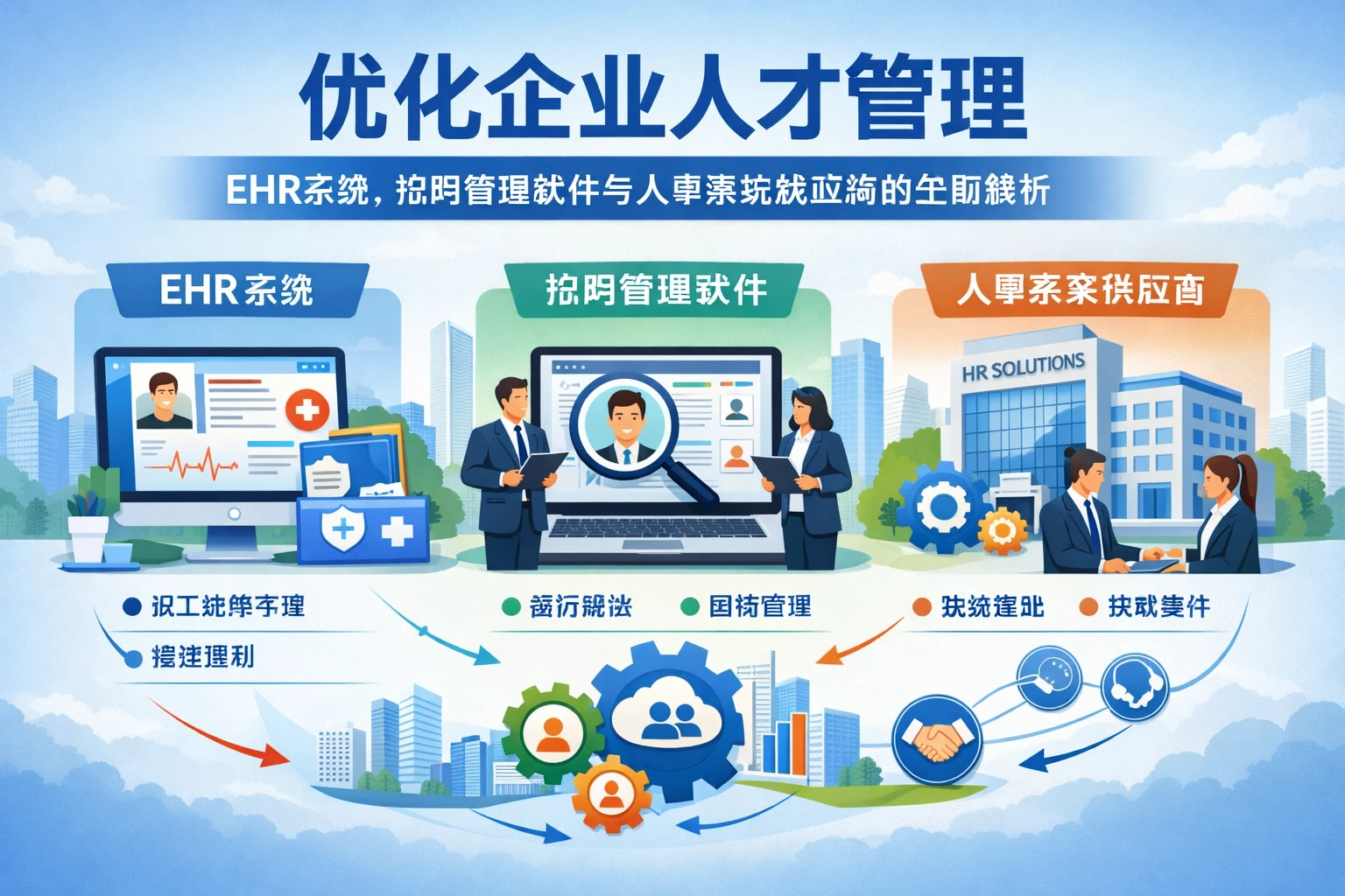 优化企业人才管理：EHR系统、招聘管理软件与人事系统供应商的全面解析
