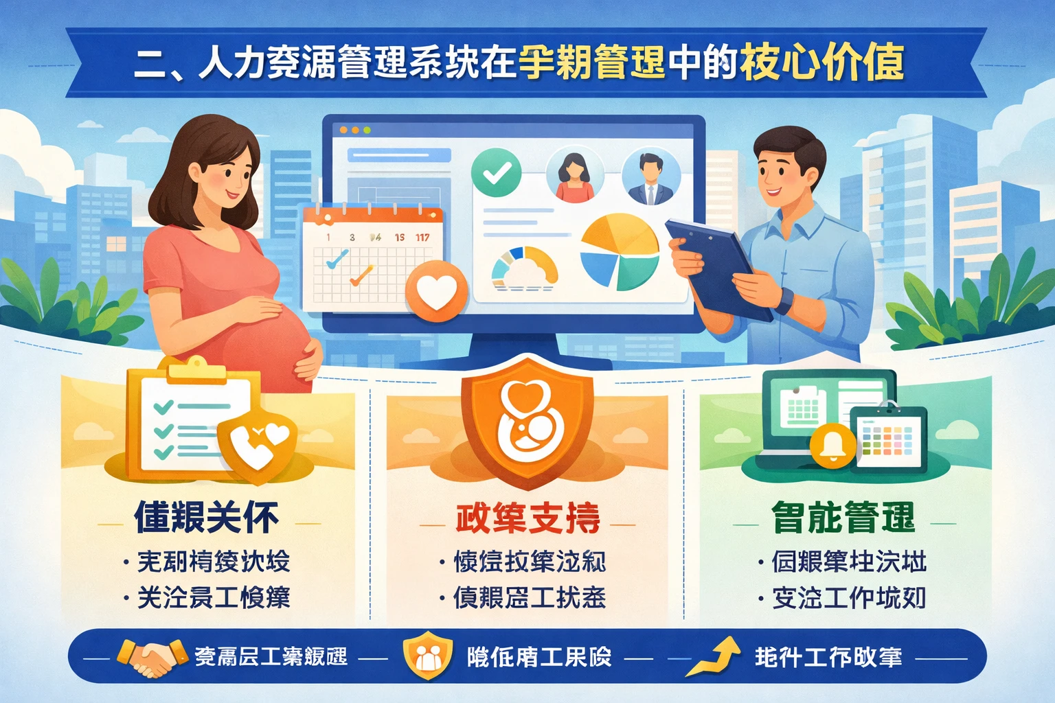 二、人力资源管理系统在孕期管理中的核心价值