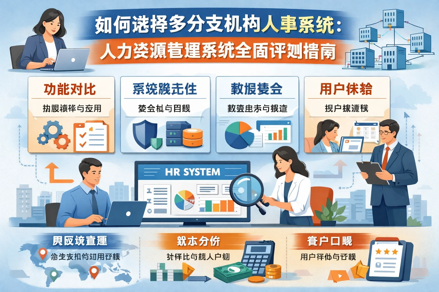 如何选择多分支机构人事系统：人力资源管理系统全面评测指南
