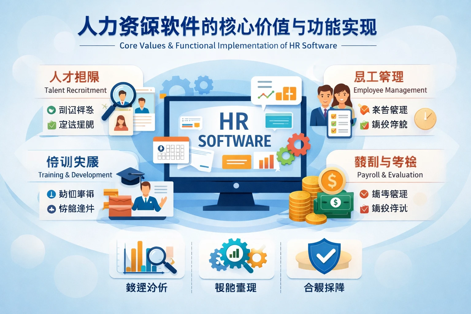 人力资源软件的核心价值与功能实现