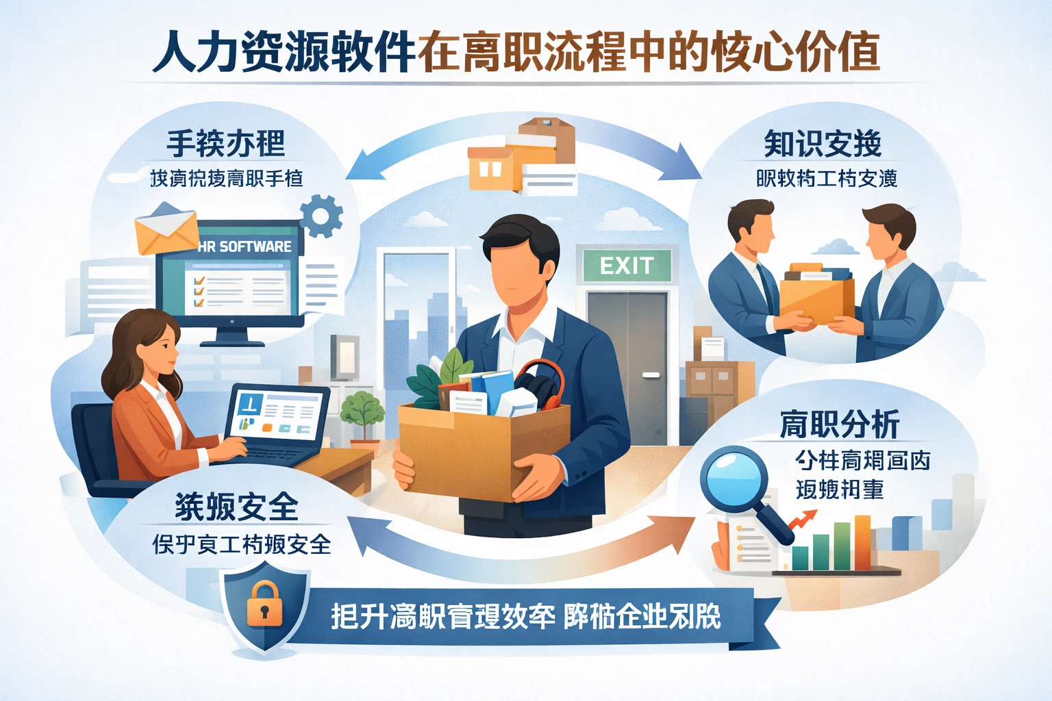 人力资源软件在离职流程中的核心价值