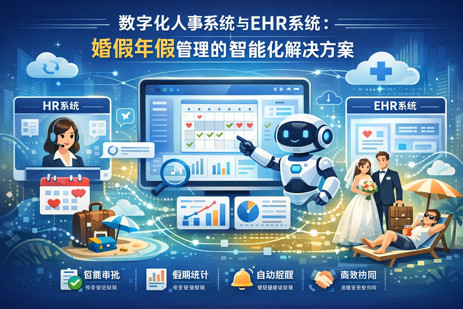 数字化人事系统与EHR系统:婚假年假管理的智能化解决方案
