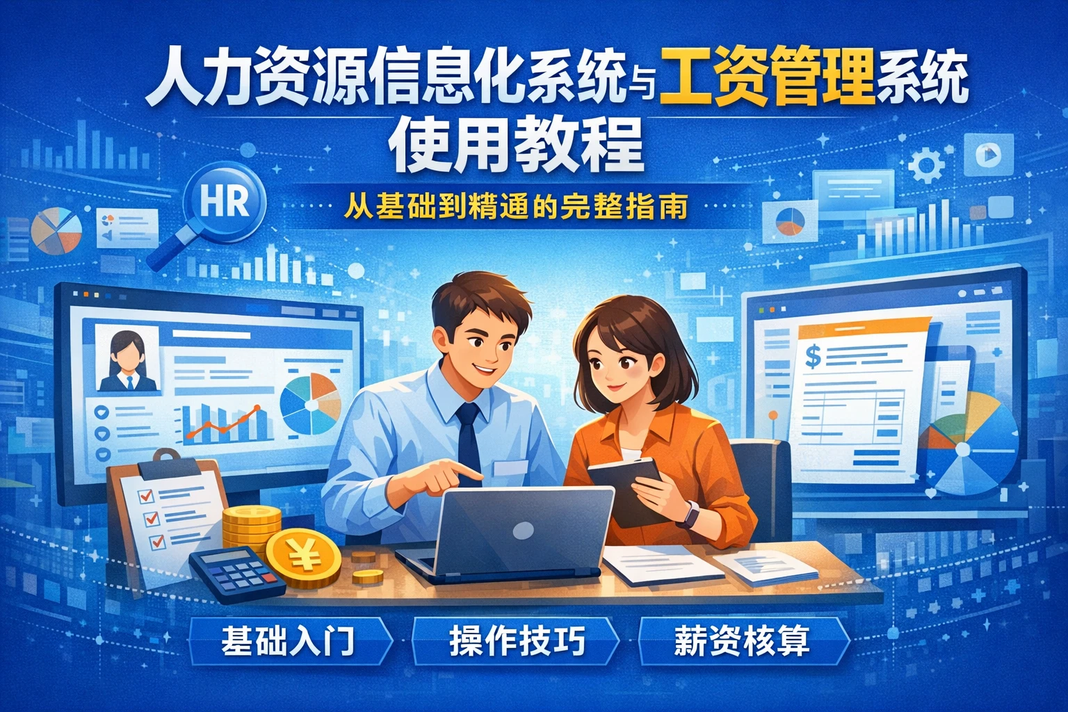 人力资源信息化系统与工资管理系统使用教程：从基础到精通的完整指南