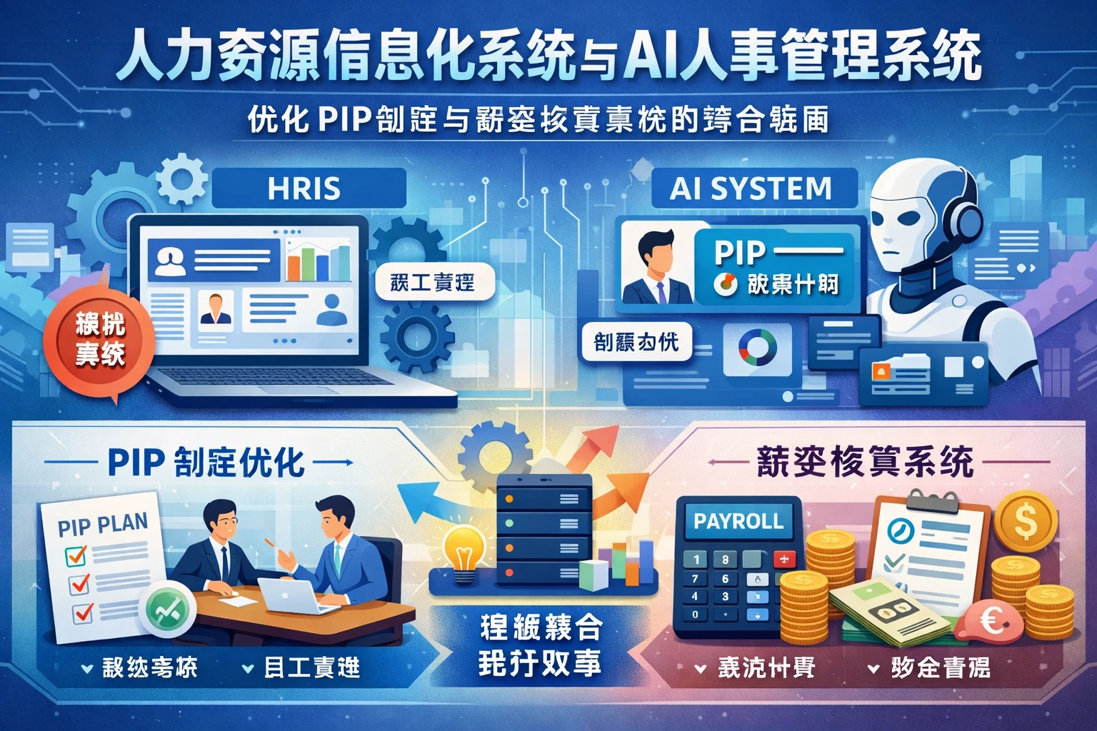 人力资源信息化系统与AI人事管理系统：优化PIP制度与薪资核算系统的综合指南