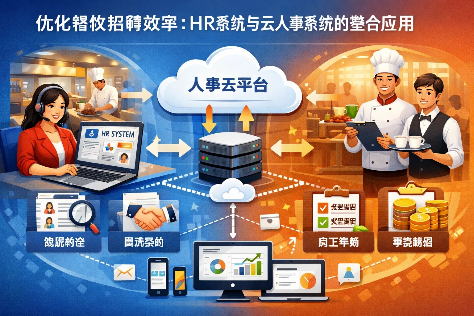 优化餐饮招聘效率:HR系统与云人事系统的整合应用
