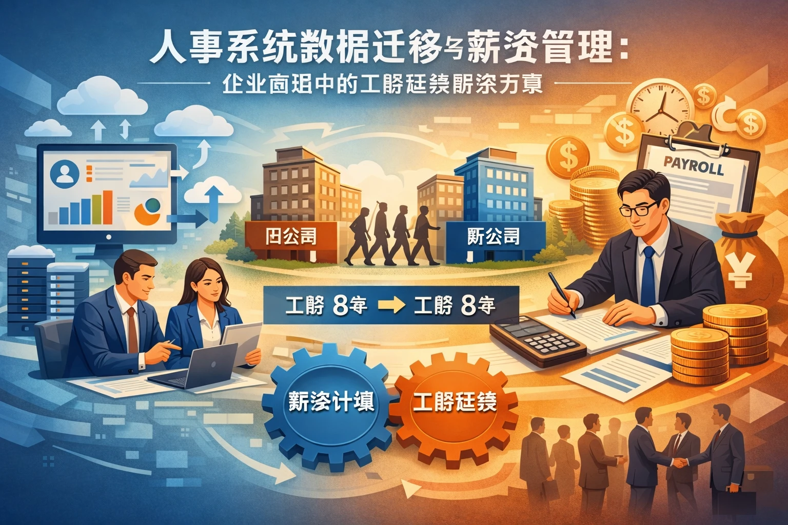 人事系统数据迁移与薪资管理：企业重组中的工龄延续解决方案