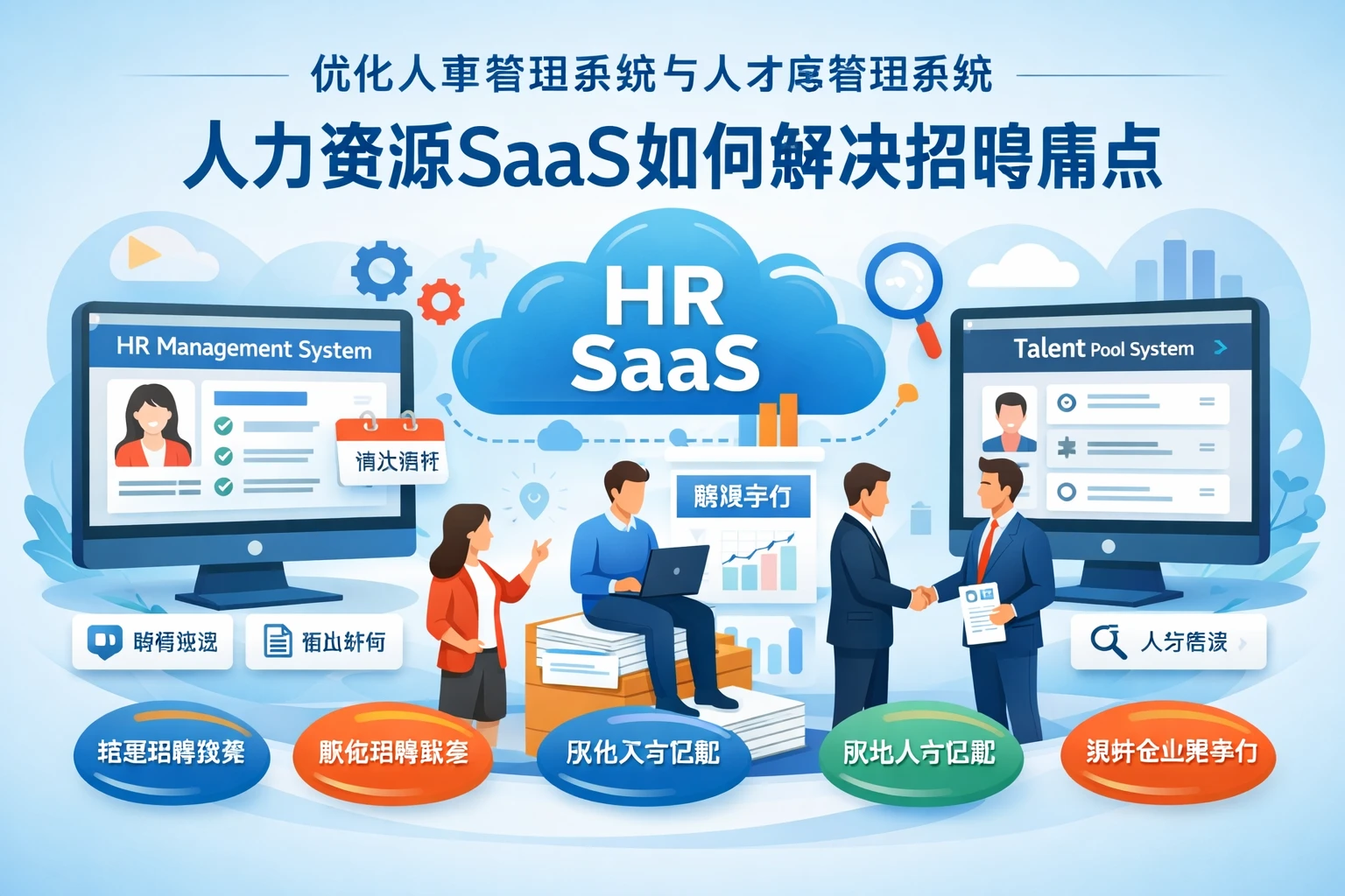 优化人事管理系统与人才库管理系统：人力资源SaaS如何解决招聘痛点