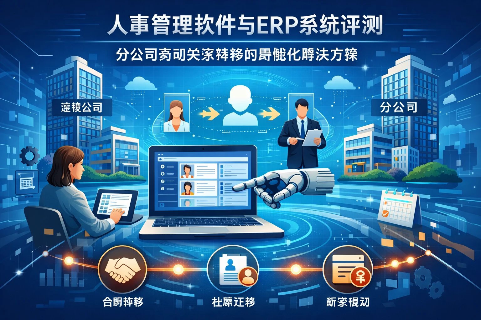 人事管理软件与ERP系统评测：分公司劳动关系转移的智能化解决方案