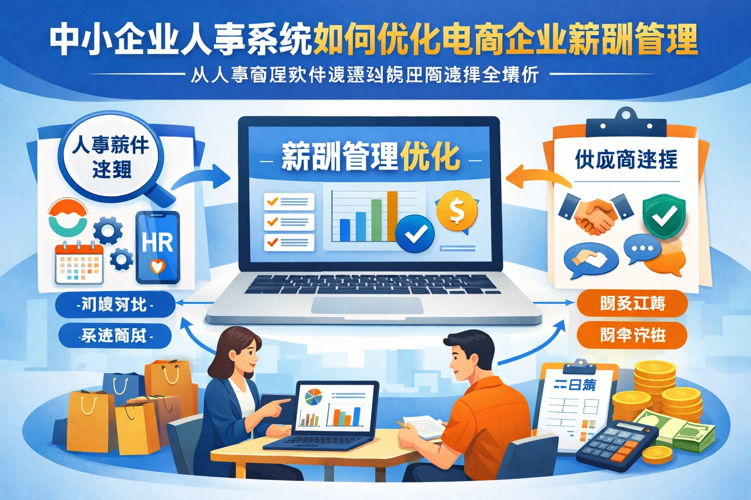 中小企业人事系统如何优化电商企业薪酬管理——从人事管理软件选型到供应商选择全解析