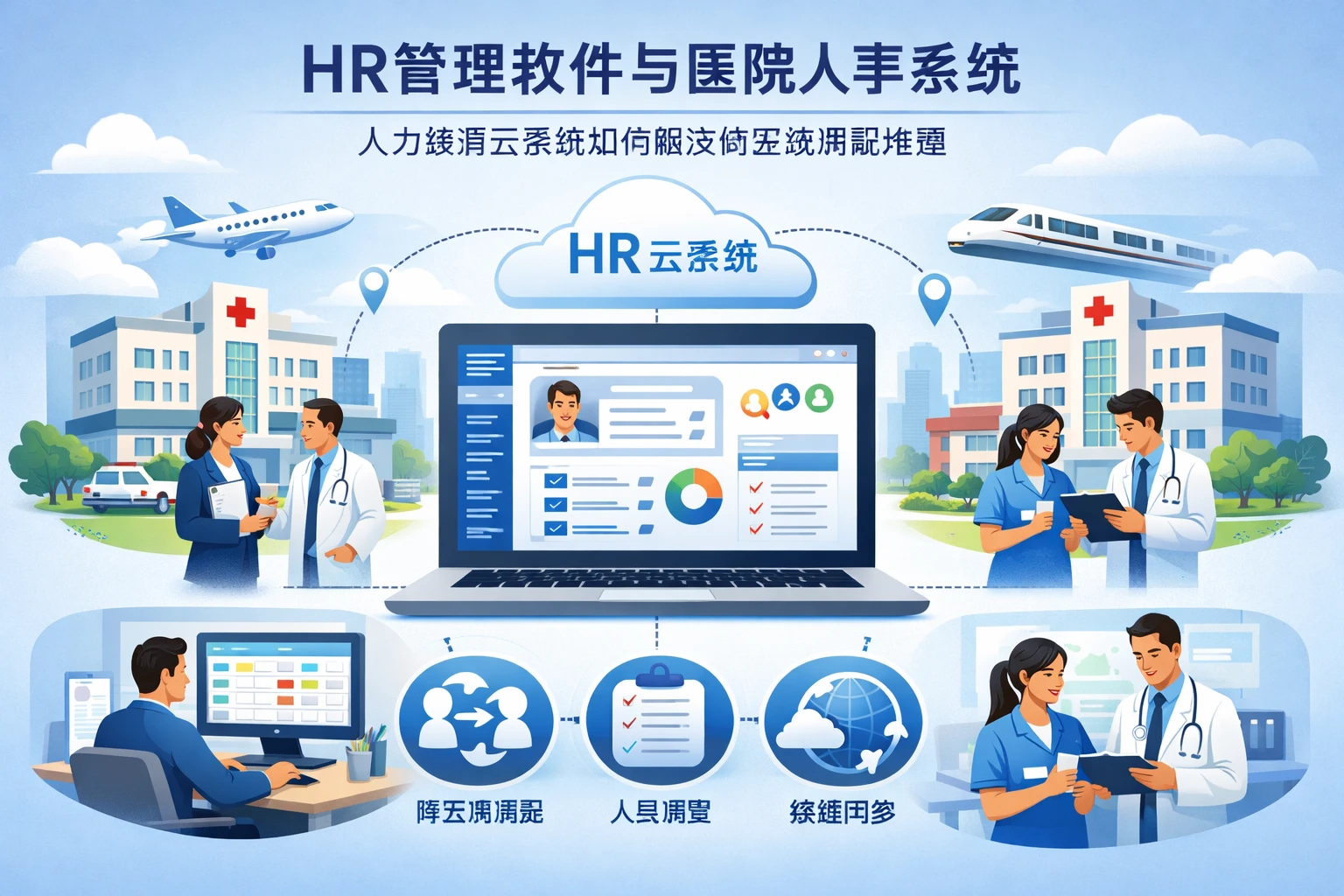 HR管理软件与医院人事系统：人力资源云系统如何解决跨区域调配难题