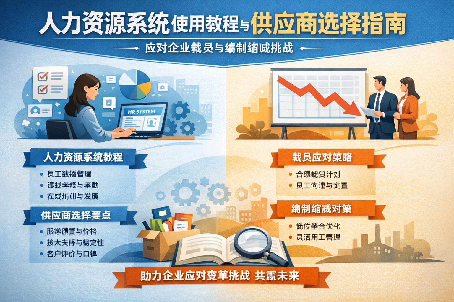 人力资源系统使用教程与供应商选择指南:应对企业裁员与编制缩减挑战