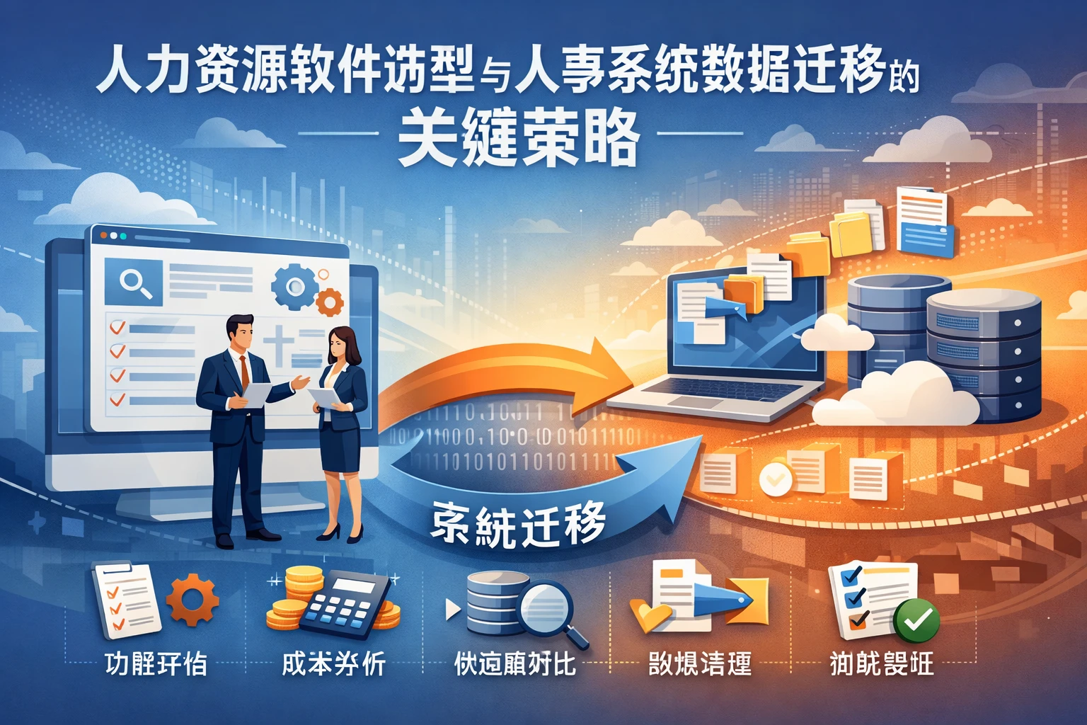 人力资源软件选型与人事系统数据迁移的关键策略