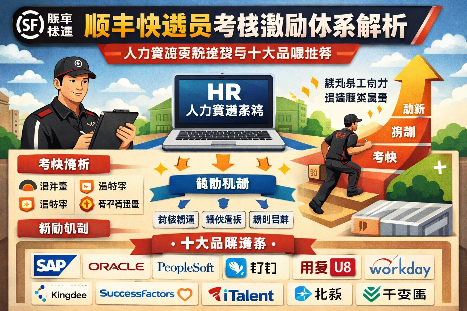 顺丰快递员考核激励体系解析：人力资源系统选型与十大品牌推荐