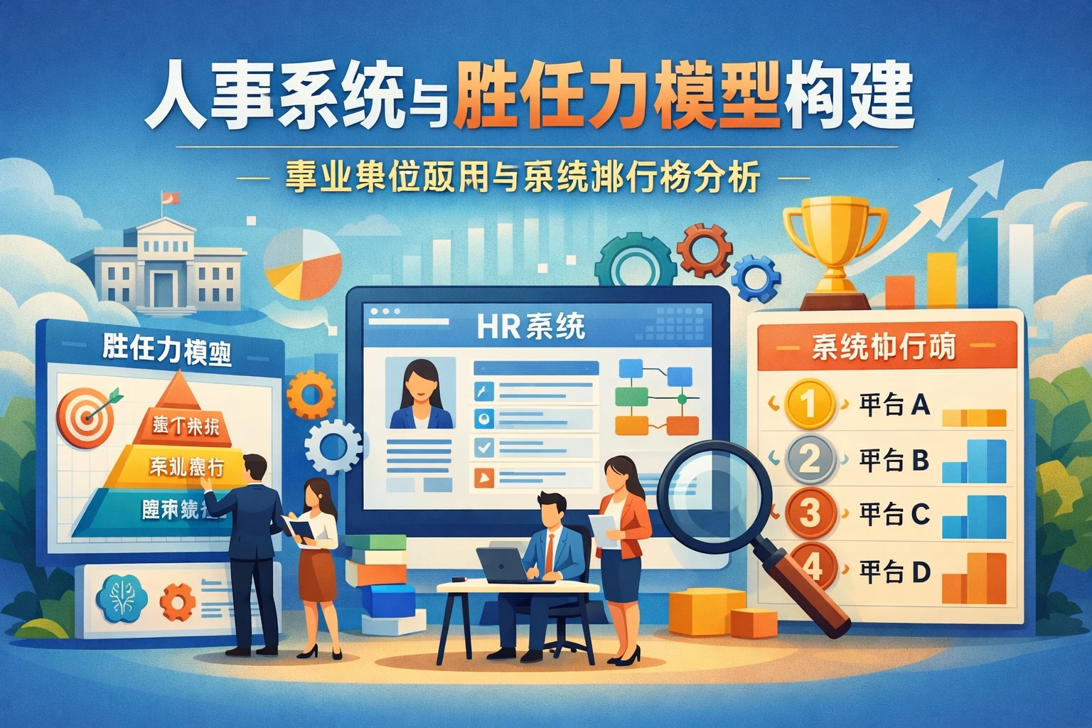 人事系统与胜任力模型构建:事业单位应用与系统排行榜分析