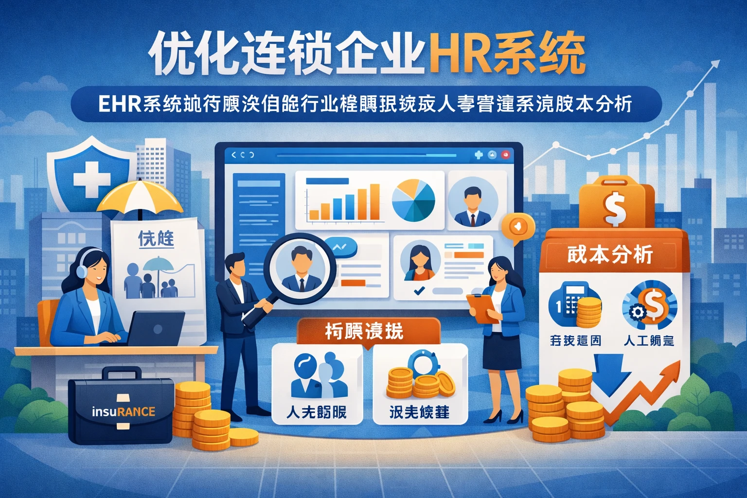 优化连锁企业HR系统:EHR系统如何解决保险行业招聘困境及人事管理系统成本分析