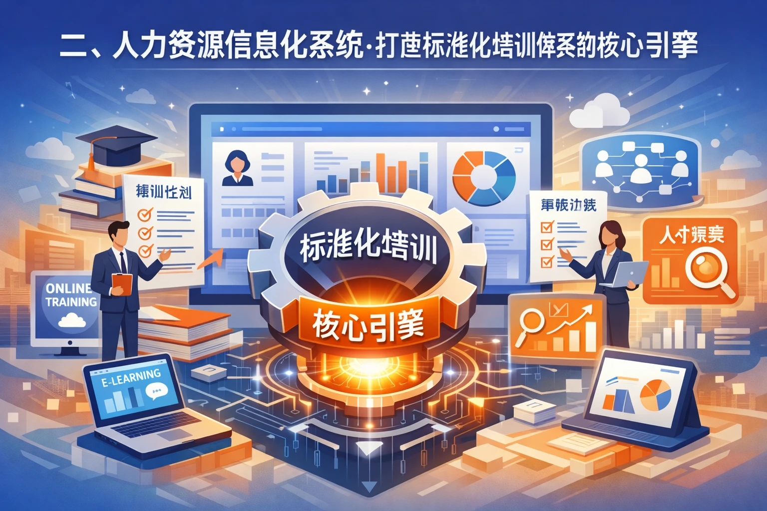 二、人力资源信息化系统：打造标准化培训体系的核心引擎