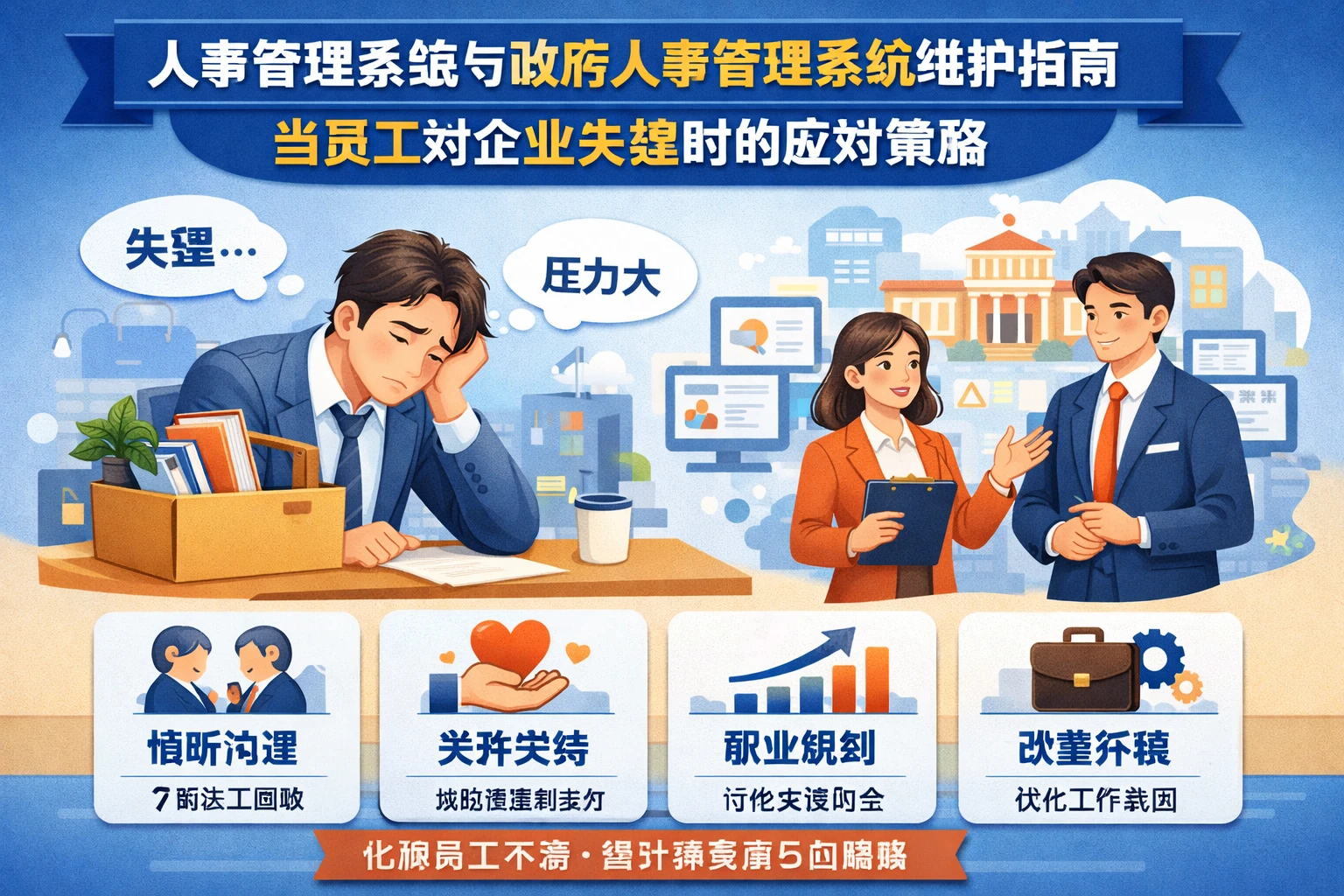 人事管理系统与政府人事管理系统维护指南：当员工对企业失望时的应对策略