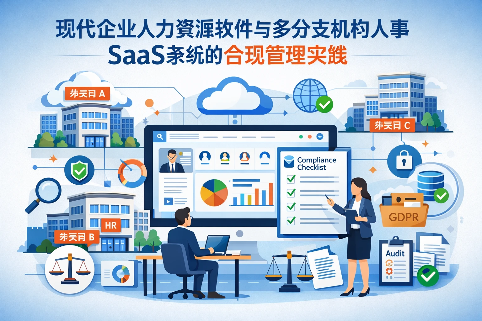 现代企业人力资源软件与多分支机构人事SaaS系统的合规管理实践
