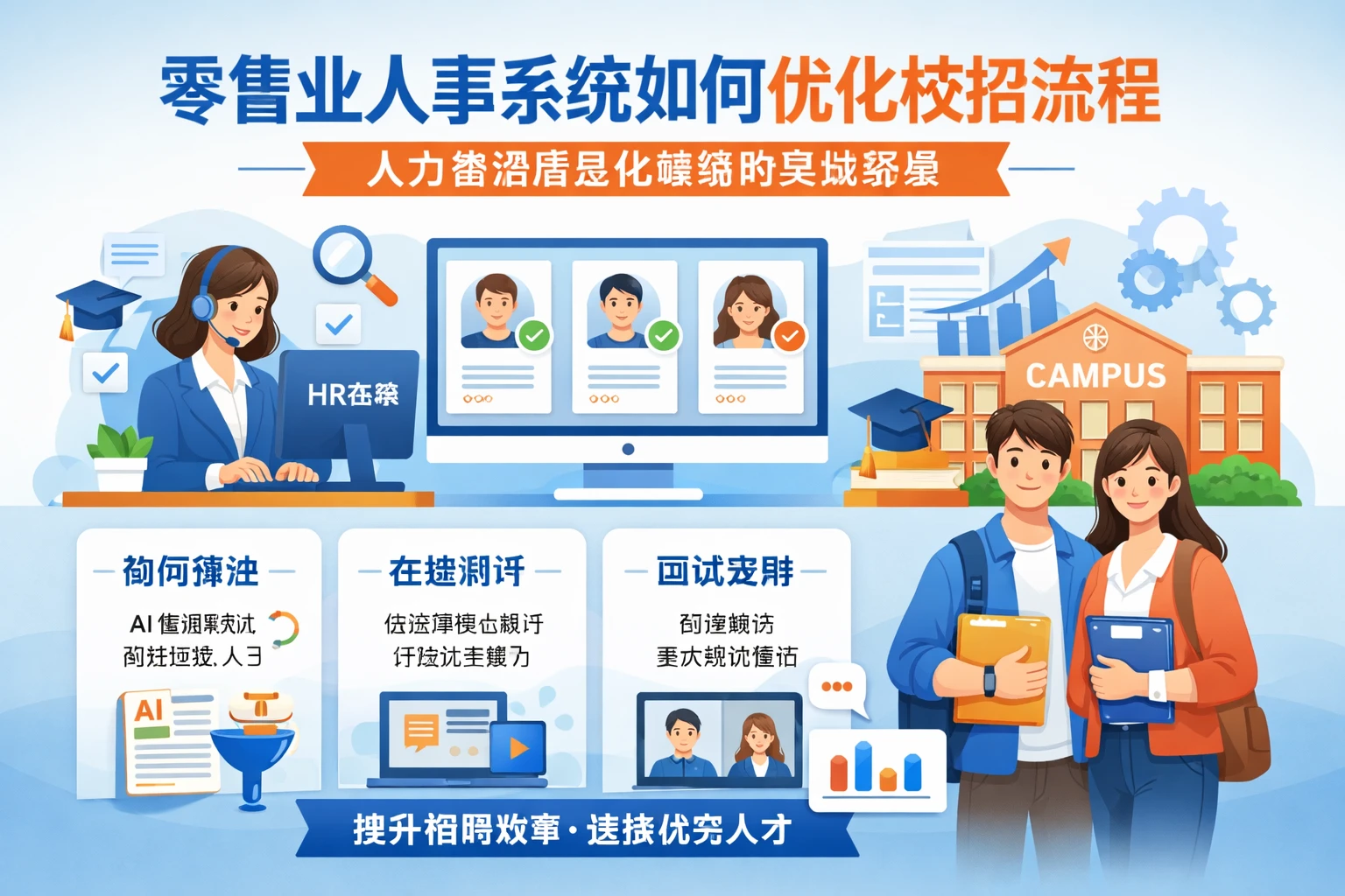 零售业人事系统如何优化校招流程：人力资源信息化系统的实战经验