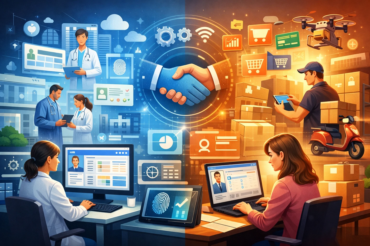 人力资源信息化系统与考勤管理系统在医院及电商领域的创新应用