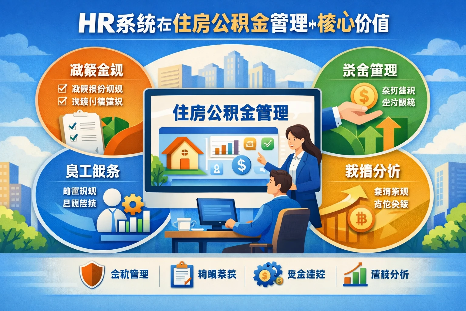 HR系统在住房公积金管理中的核心价值