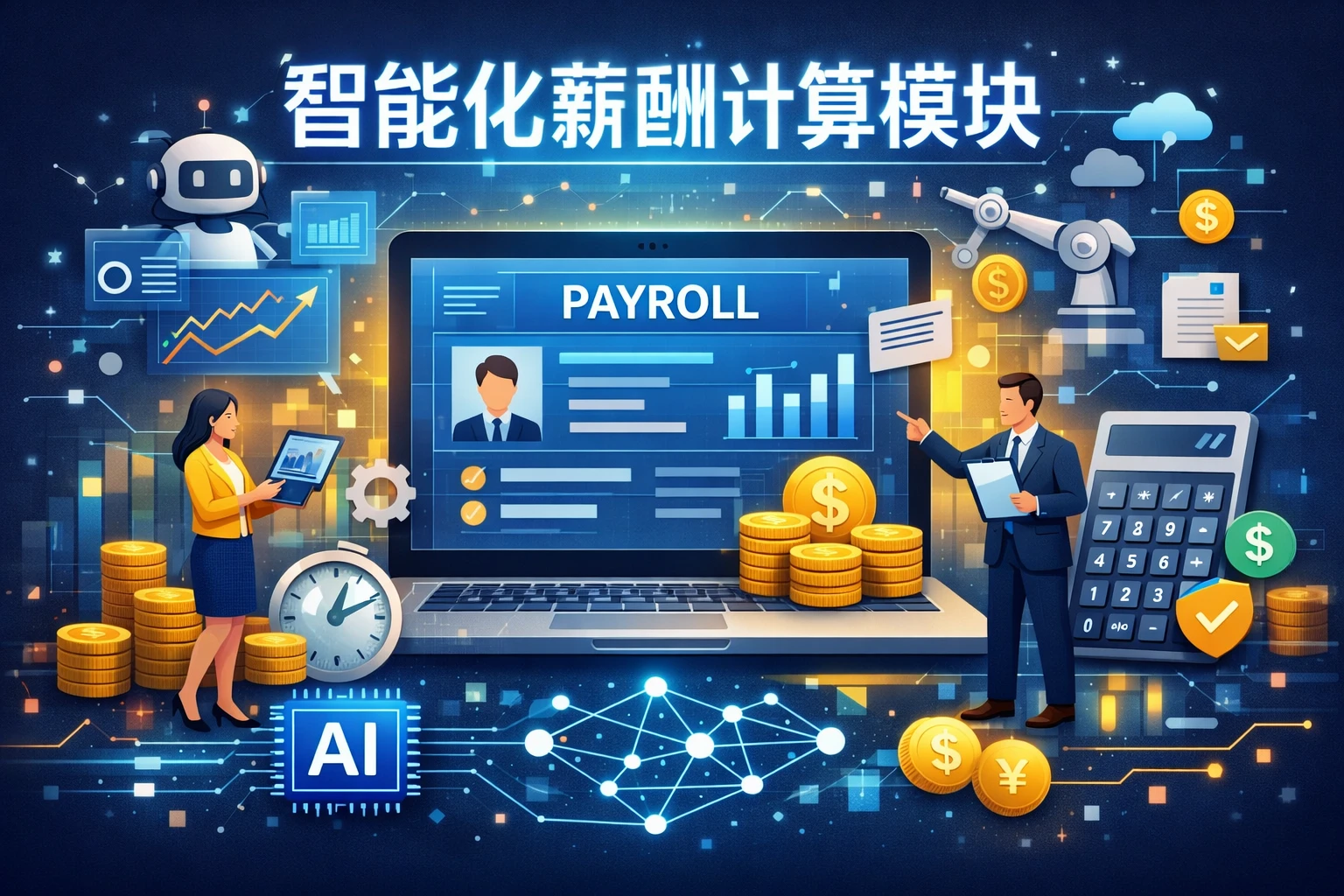 智能化薪酬计算模块