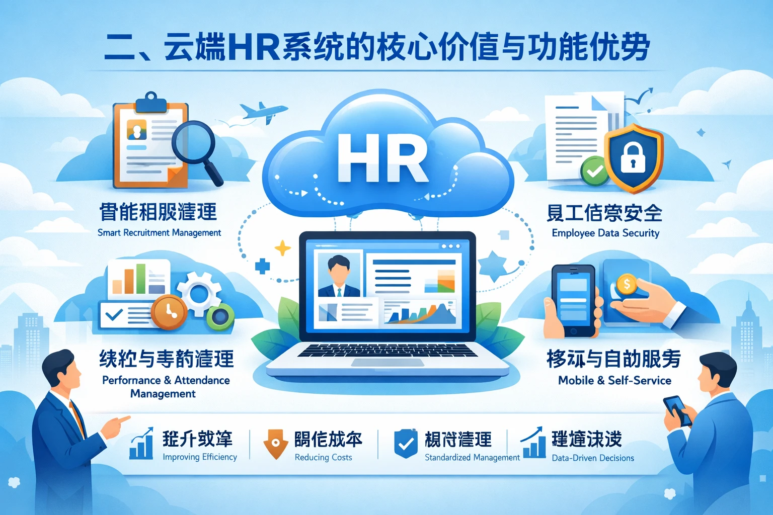 二、云端HR系统的核心价值与功能优势