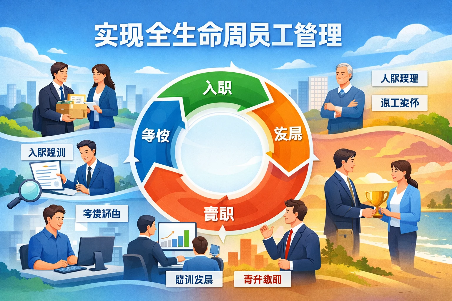 实现全生命周期员工管理