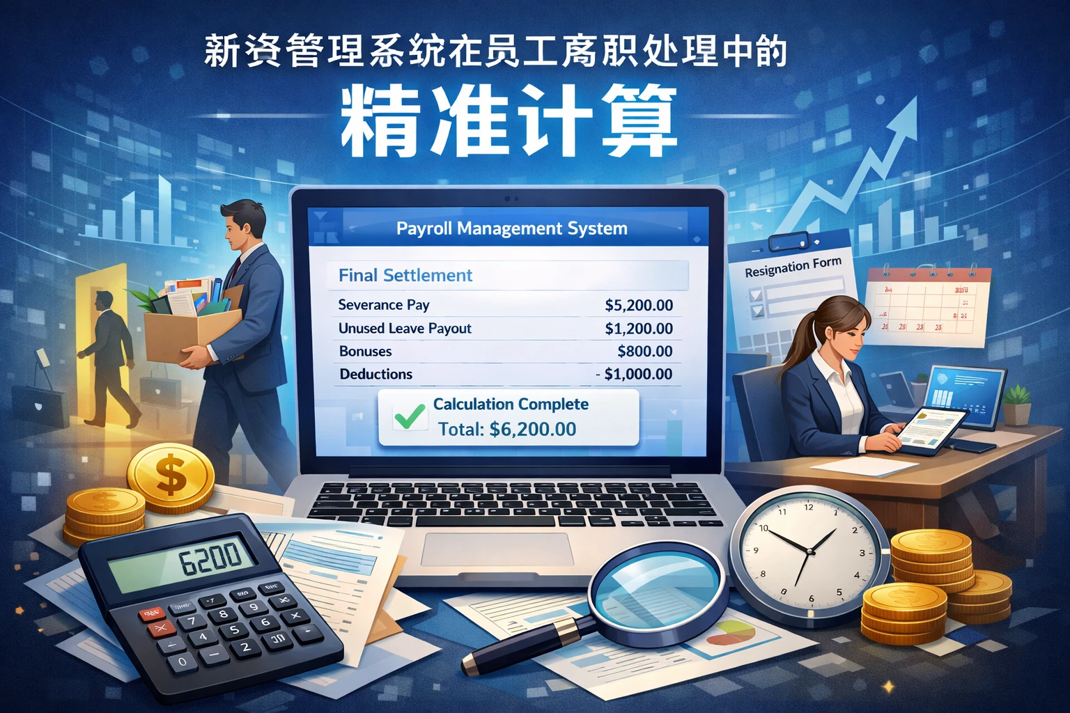 薪资管理系统在员工离职处理中的精准计算