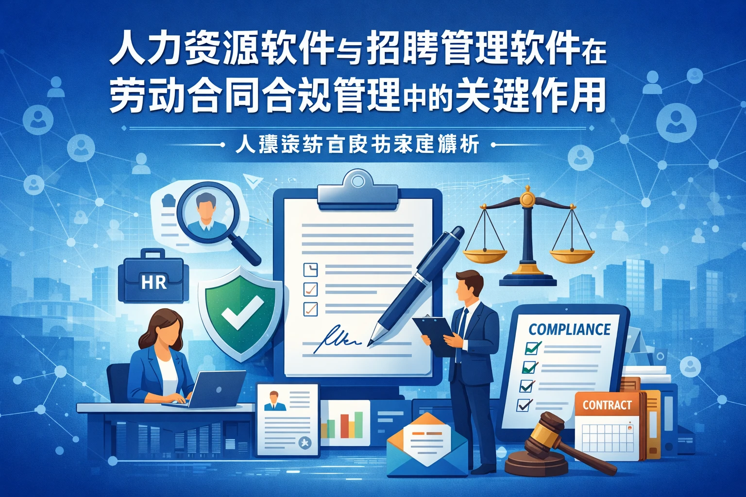 人力资源软件与招聘管理软件在劳动合同合规管理中的关键作用——人事系统白皮书深度解析