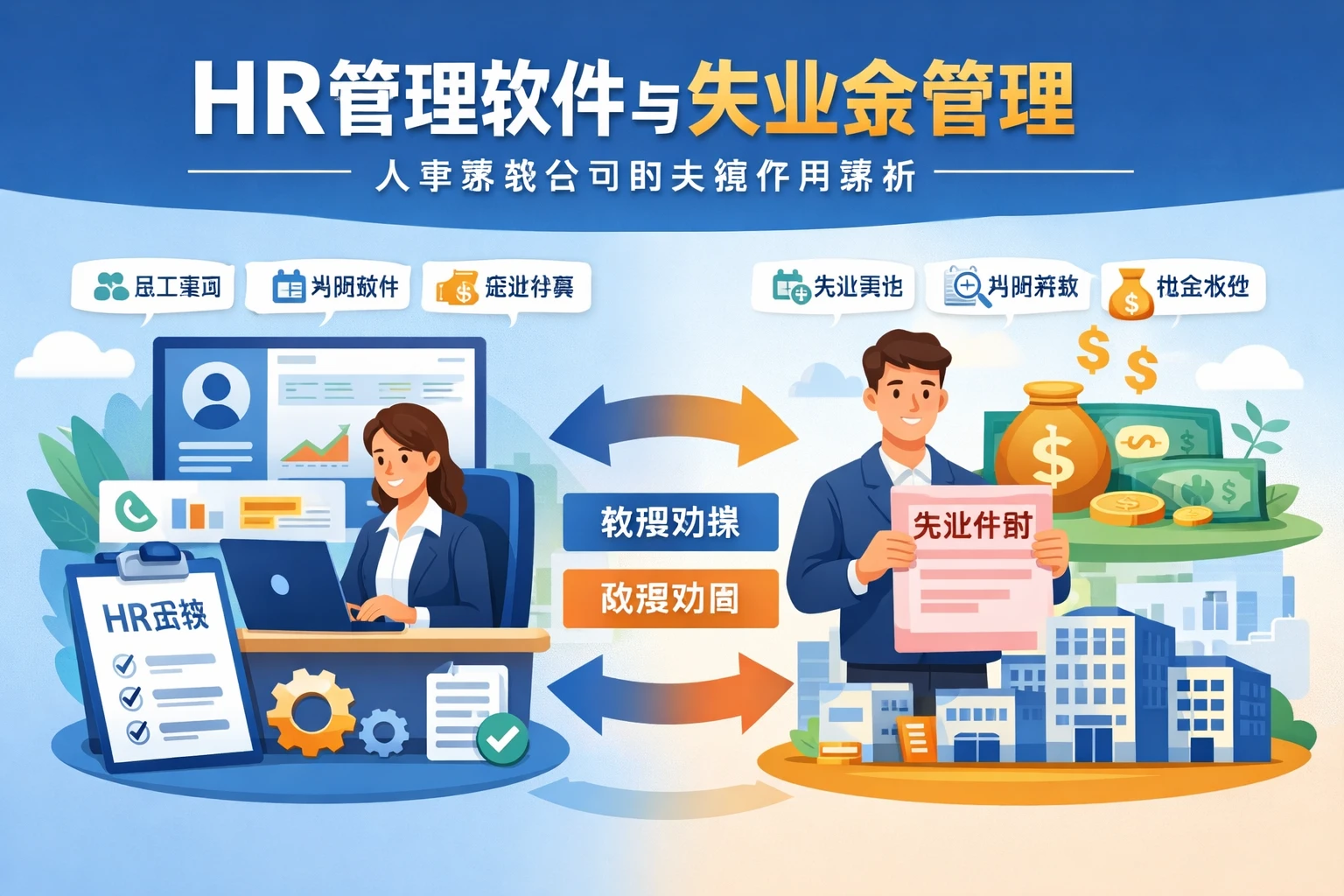 HR管理软件与失业金管理:人事系统公司的关键作用解析