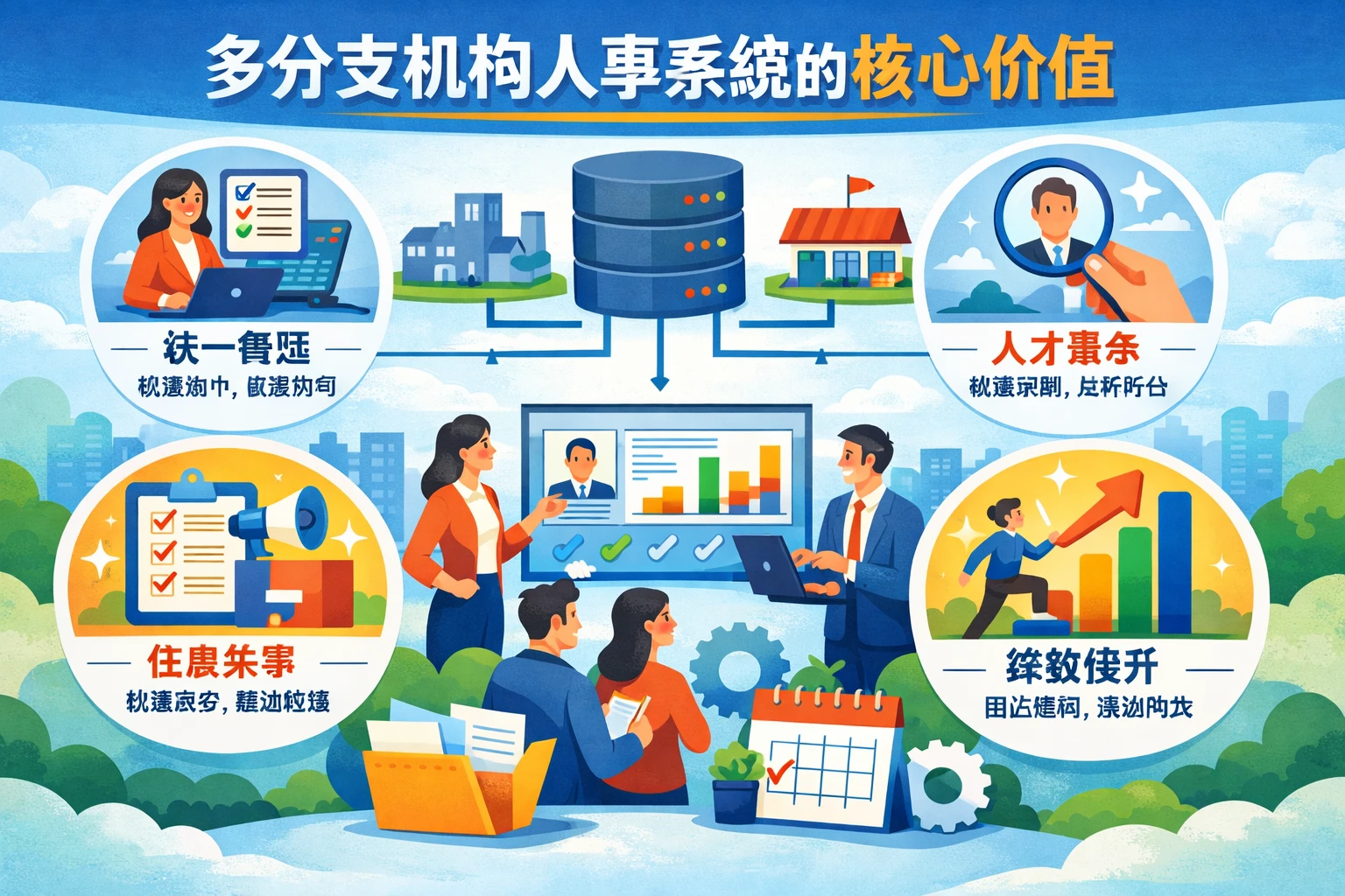 多分支机构人事系统的核心价值