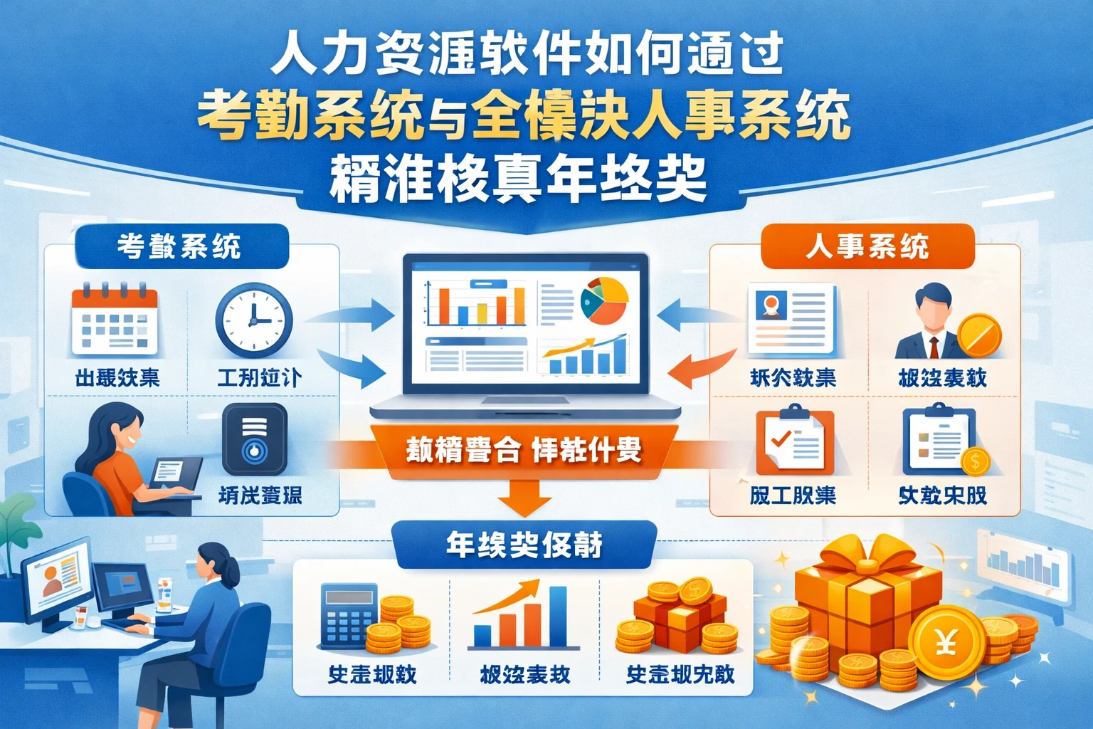 人力资源软件如何通过考勤系统与全模块人事系统精准核算年终奖